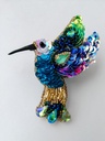 Prendedor Colibrí multicolor