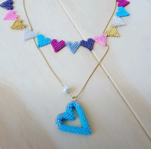 Choker Corazones 