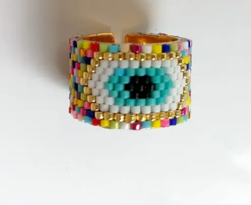 Anillo Miyuki Ojo